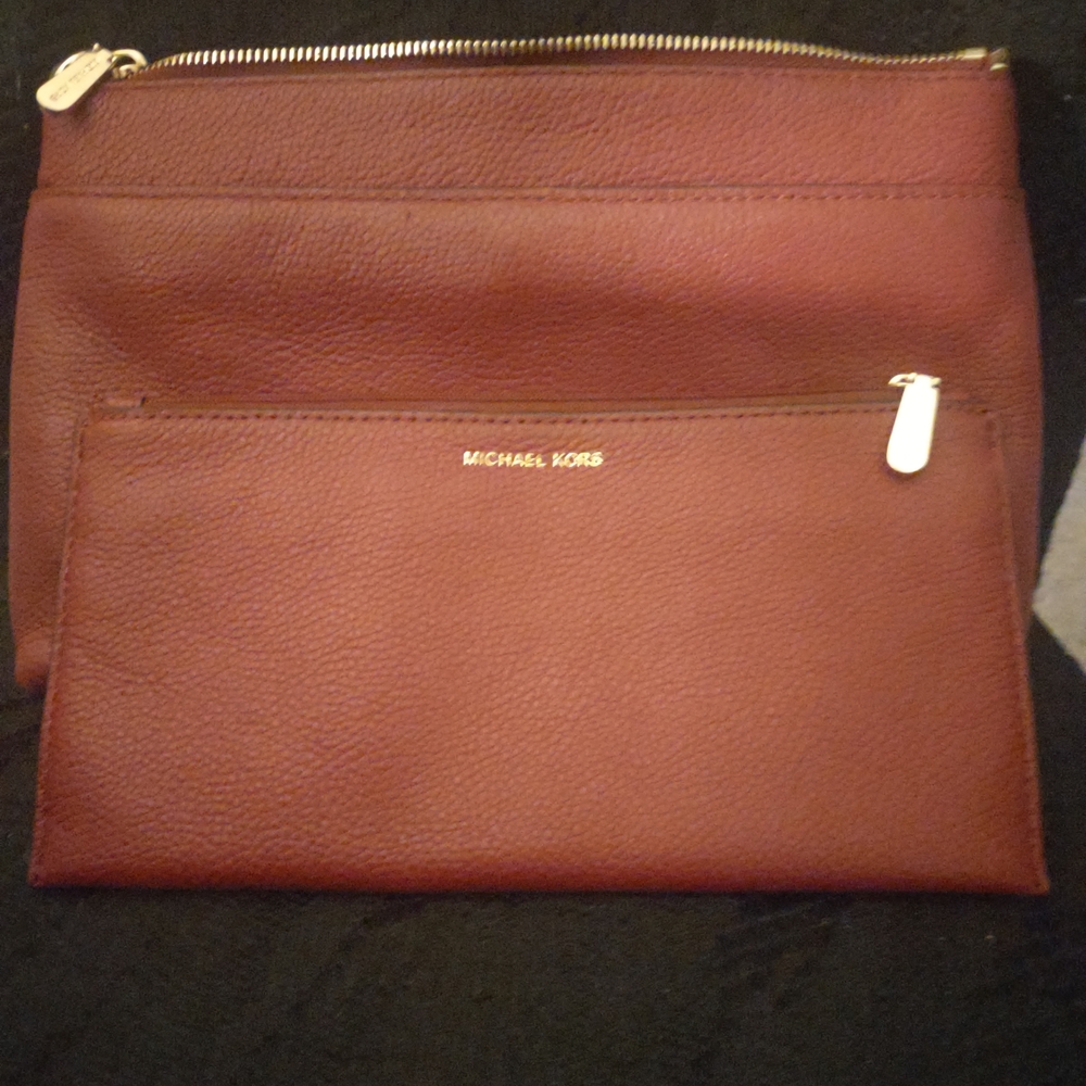 Michael Kors Burgundy  Bag Minimalist Design Timeless Appeal